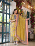 Women Plus Size Yellow Pure Cotton Kurta Set With Dupatta